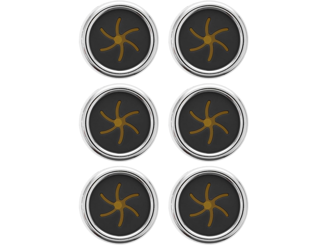 Conjunto De 6 Ganchos Autoadesivos Silicone Abs, Instalação Sem