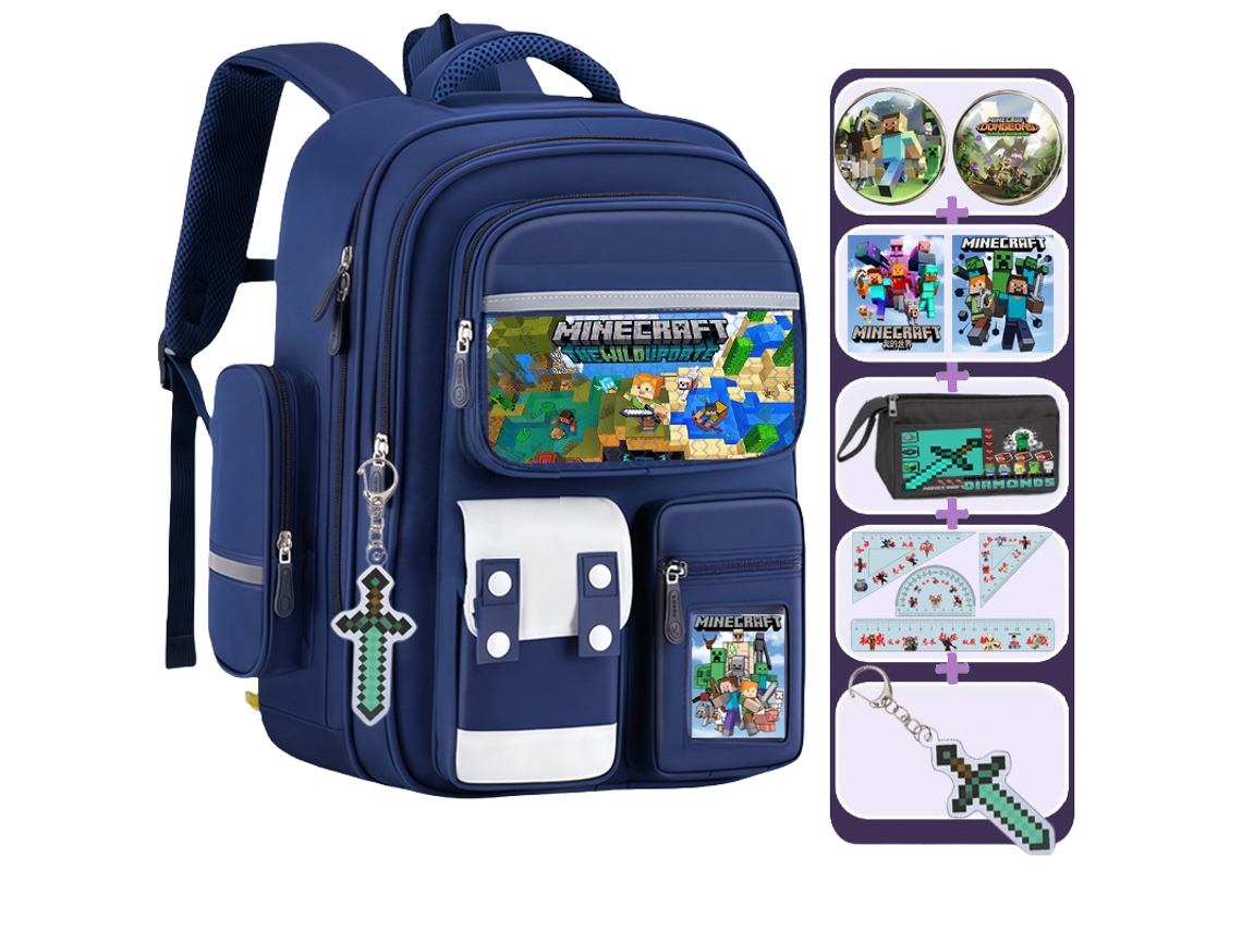 Mochila Escolar Laxiscreed Confortável E Resistente, Com Design Ergonómico Perfeito Para Estudantes E Crianças