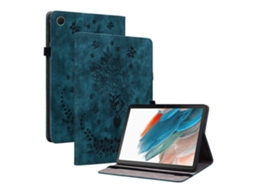 Capa para Samsung Galaxy Tab A11+ com relevo rosa e azul.
