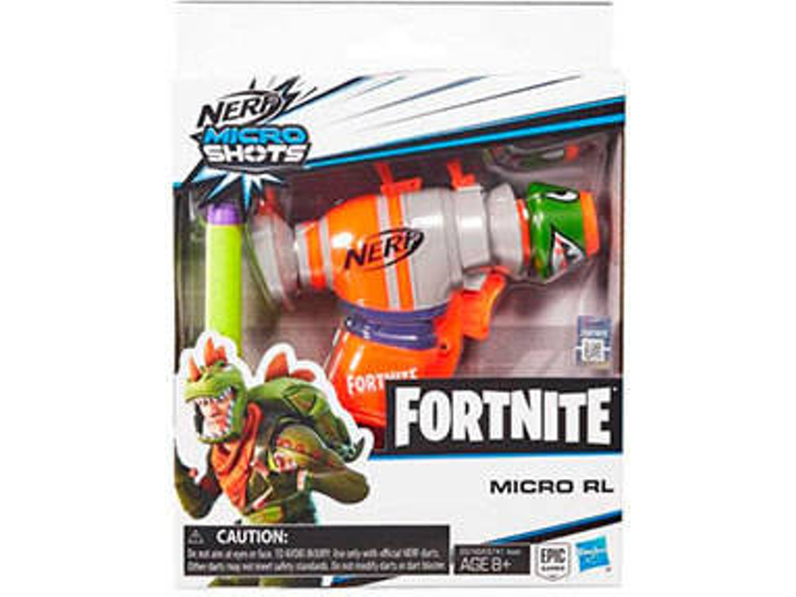 Lançador NERF Fortnite Micro Shots - Micro RL (Idade Mínima: 8)