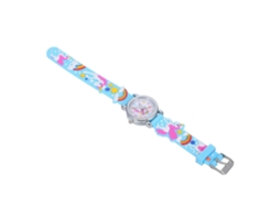 Relógio Adorável Com Estampa De Unicórnio, Pulseira Silicone (3 Peças), Infantil Decorativo, Ideal Para Meninas E Meninos Usarem No Di