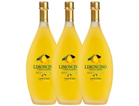 Licores Bottega Gold Limoncino 1 L (Caixa de 3 unidades)