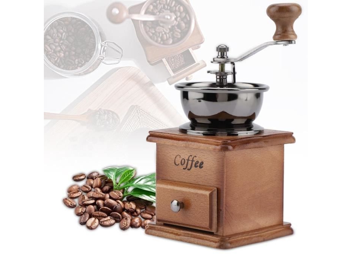Moedor De Café Manual Marrom, Com Moagem Ajustável Para Espresso, Prensa Francesa E Café Coado, Ideal Para Casa, Escritório E Viagens