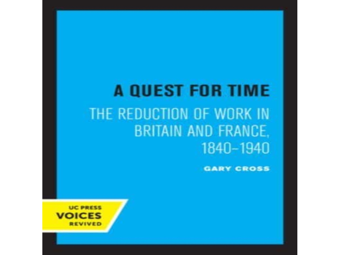 Livro Quest for Time de Gary Cross (Inglês)