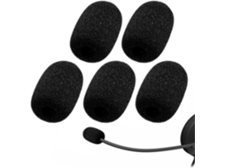 Capas de Espuma Antivento para Microfone e Headset, Filtro Pop de Substituição, Kit de 5 Peças AQUAFORGE