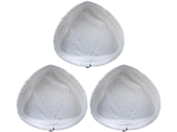 Conjunto De 3 Unidades Panos Fibra Triangulares Reutilizáveis Com