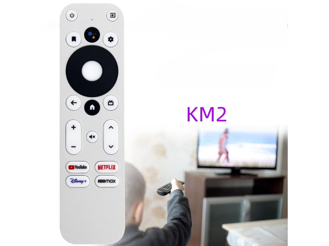 Comando de TV Amazon Mecool KM2 com Voz Branco XIAOMOYU