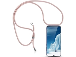 Capa Xiaomi Mi 9 HONGWE. Com corda Transparente, Rosa