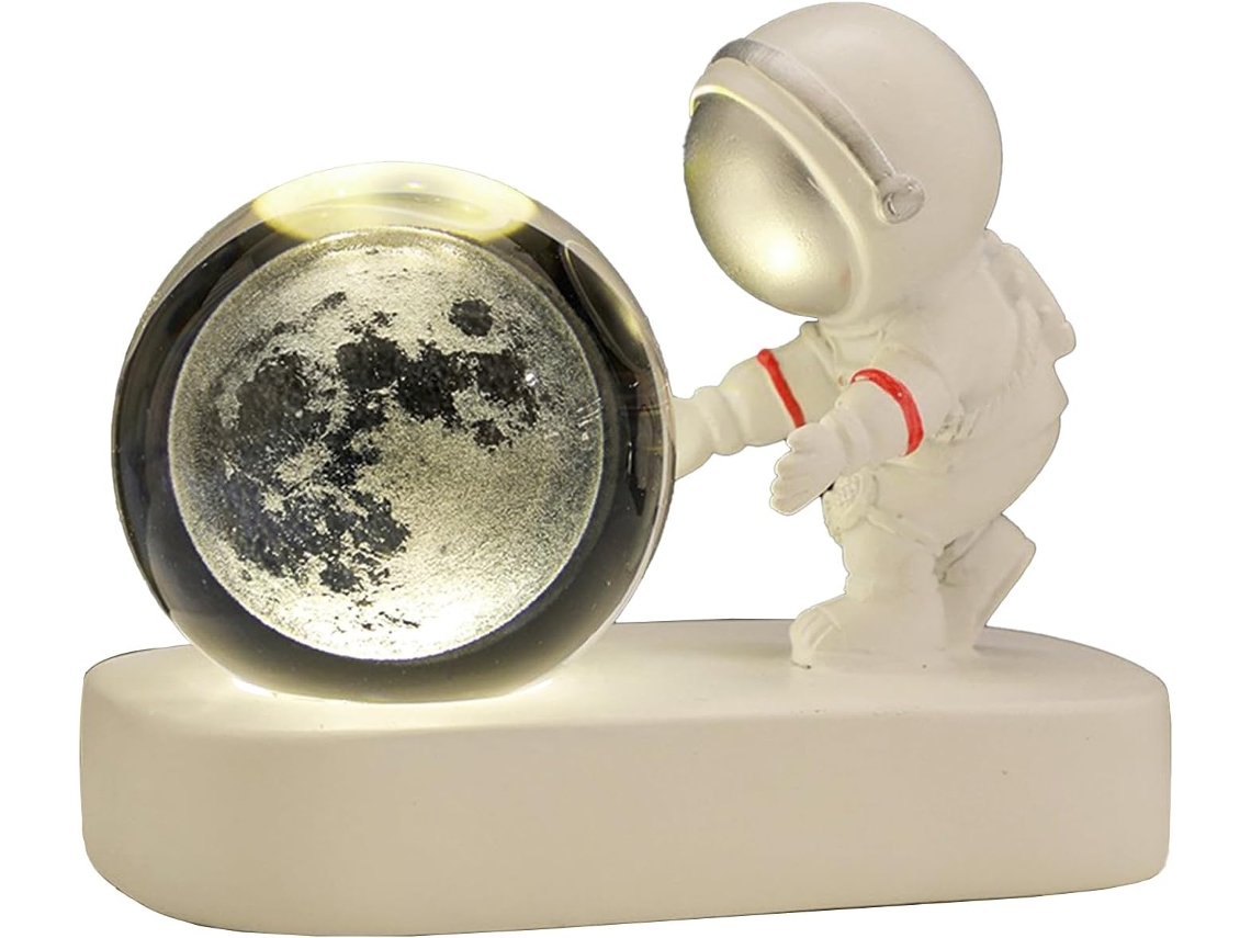 Luminária Noturna Bola De Cristal, Lâmpada Decorativa, Esfera Vidro