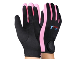 Luvas De Neoprene Para Mergulho Scuba Snorkeling Kayak Canoagem Esportes Aquáticos Preto Rosa S