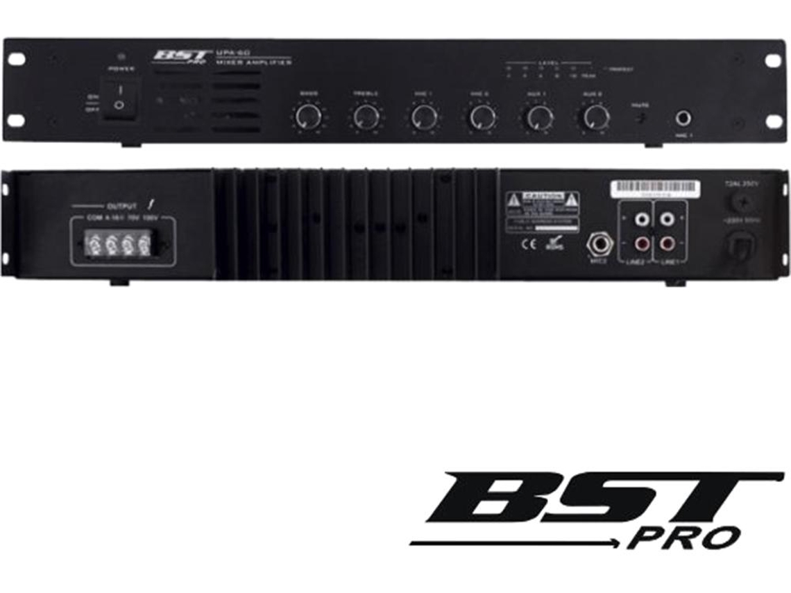 G-UPA60 :AMPLIFICADOR PA 60W 4 ENTRADAS BSTPRO
