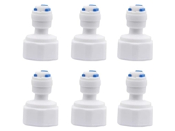 Conector Rápido De Empuje Hembra 1/4'' Od Para Filtros De Agua, Material Plástico De Grado Alimentario