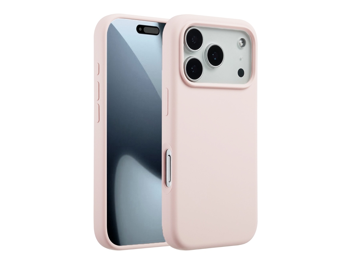 Capa De Silicone Magsafe Rvelon Para Iphone 17 Pro - Rosa Claro