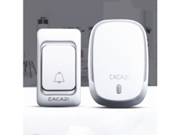 Campainha Sem Fio, Campainha À Prova Dágua Com Alcance De 300 Metros, Campainha Sem Fio Com 1 Transmissor E 1 Receptor Plug In E 36 Slowmoose
