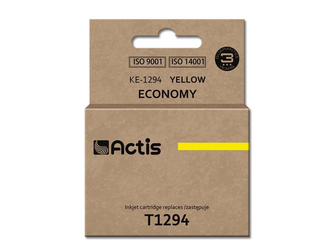 ACTIS Ke-1294 Tinteiro 1 Unidades Compatível Rendimento Padrão Amarelo