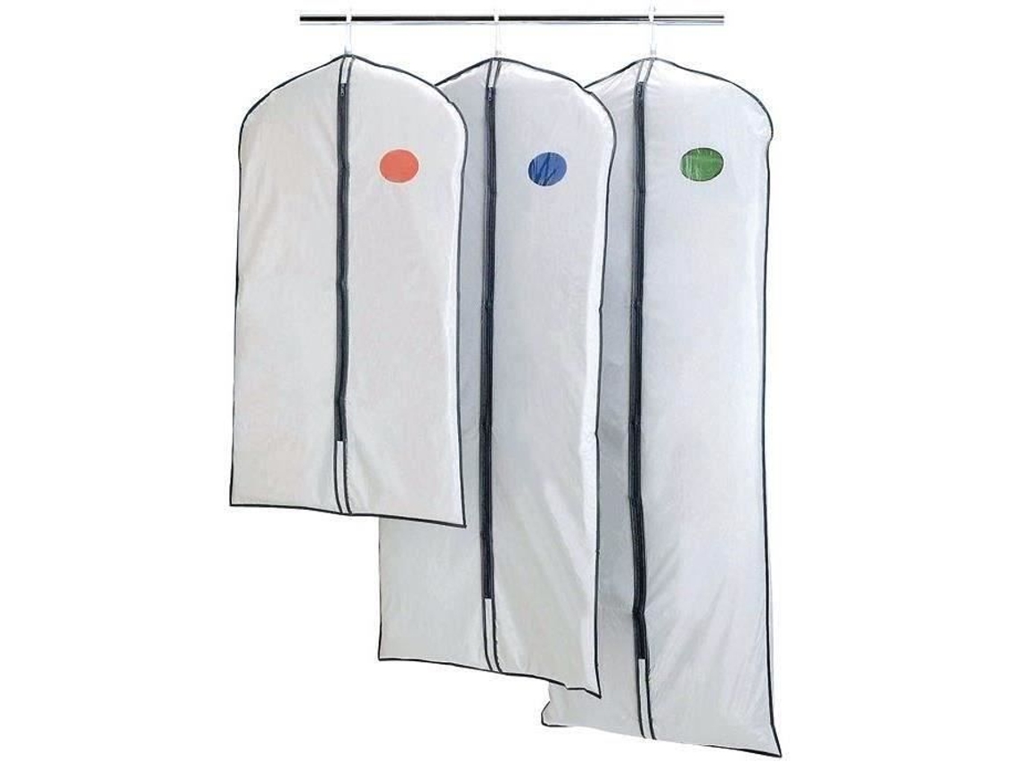 Capa para roupas 60x150 cm cinza rayen