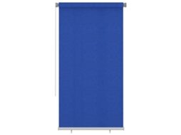 Vidaxl Estore De Rolo Para Exterior 125 (l) X 230 (a) Cm Azul Hdpe