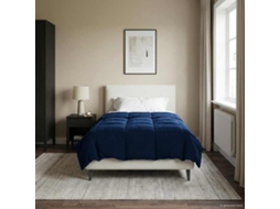 Vidaxl Duvet De Ano Inteiro 135 X 200 Cm 4 Estações Azul Escuro