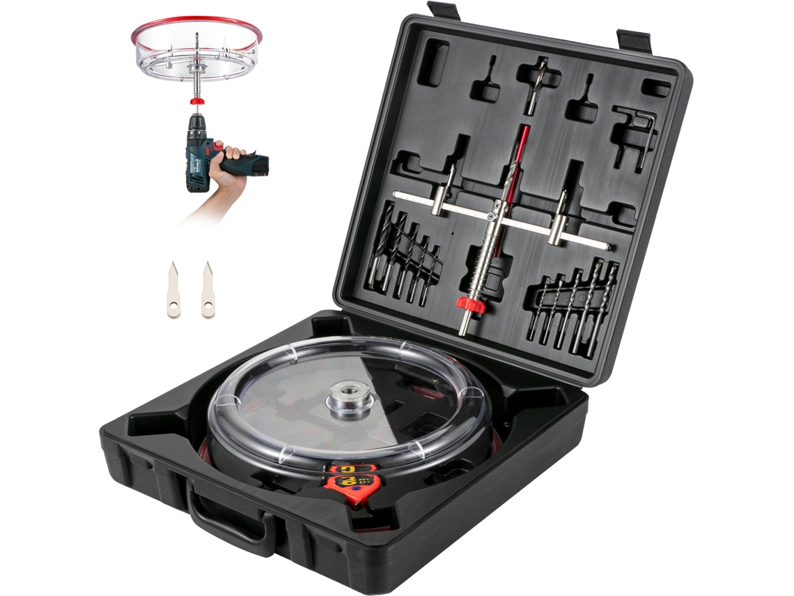 Kit De Serra De Furo Ajustável Succebuy, 40 300 Mm , Inclui Proteção Contra Poeira (1 5/8polegada A 11 13/16polegada)