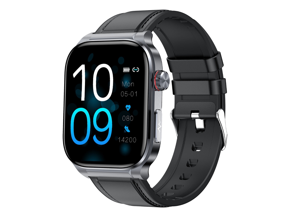 Relógio Inteligente À Prova D'água Ip68 Com Tela Amoled De 1,96 Polegadas, Ecg, Função De Microexame Físico E Chamada Bluetooth Mdug