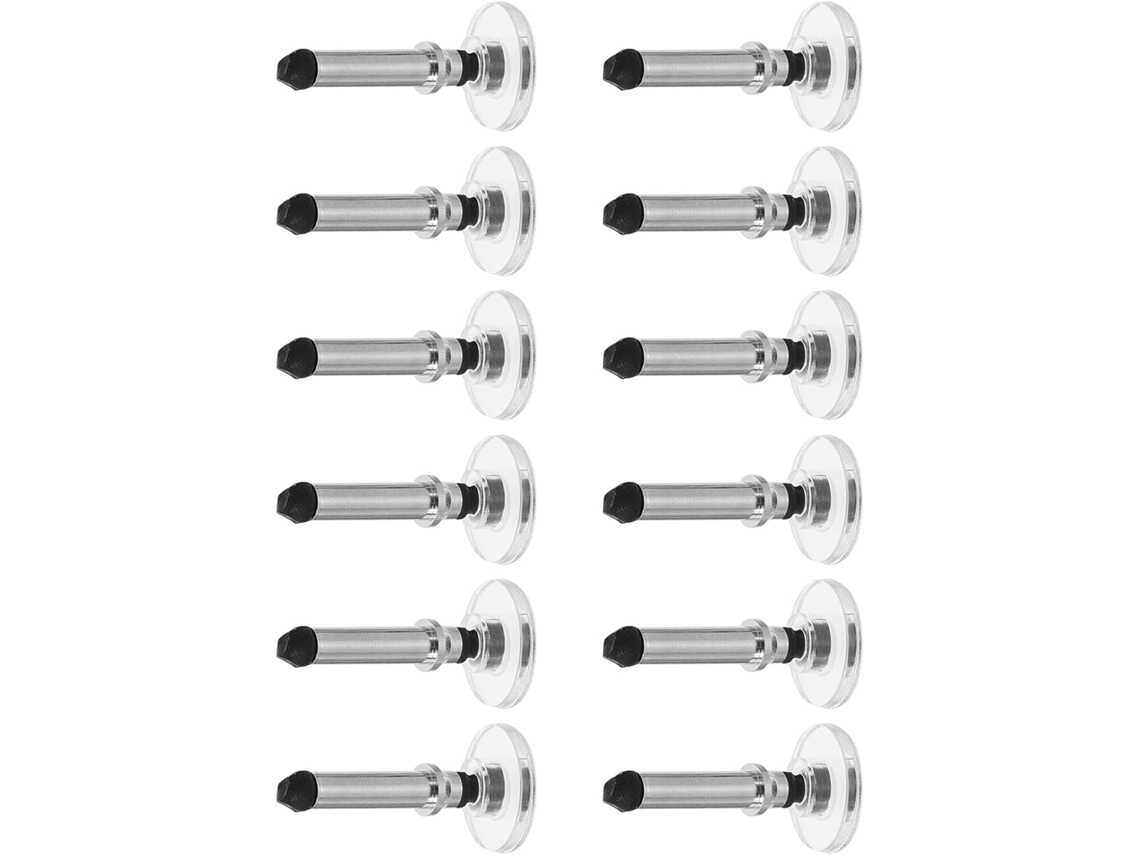 Conjunto De 35 Agulhas De Substituição Para Caneta Stylus, Pontas De Disco De Silicone Transparentes Gokoco