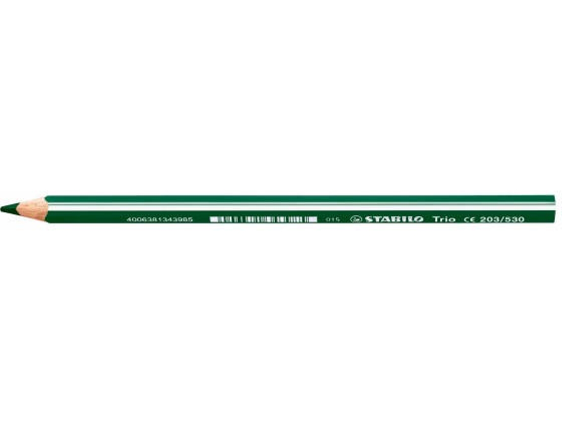 Lápis de Carvão STABILO Trio (Verde)