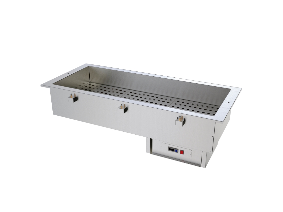 Tanque Quente Seco Drop In Para 4 Gn 1/1 100 1430x610x380 Mm 2400 W 230/1v 110425m8 Eurast