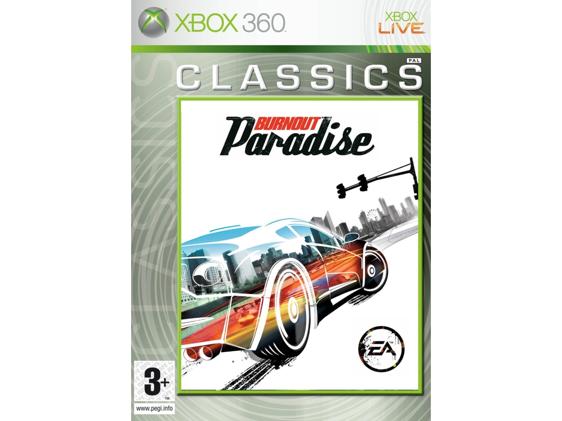 Jogo Xbox 360 Burnout Paradise, Classics