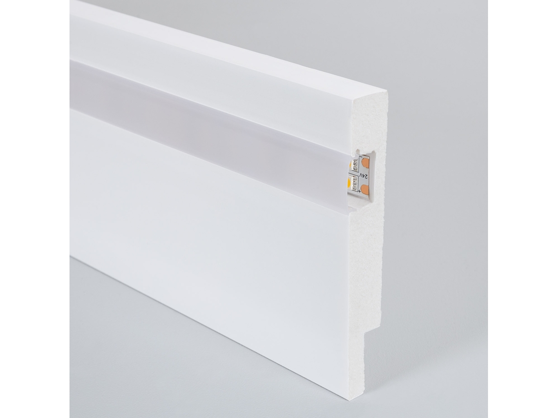 Moldura Rodapé para Fita Led Modern