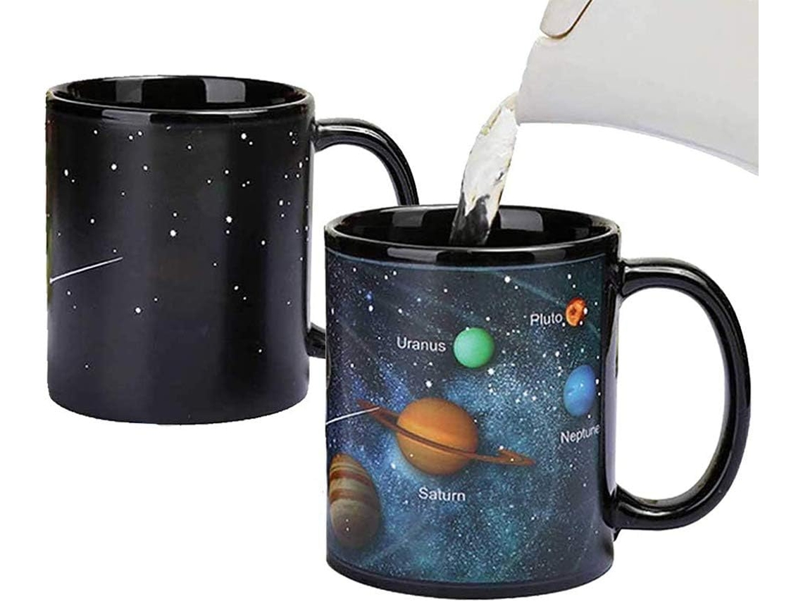 Canecas De Café Do Sistema Solar, Caneca Exclusiva Sensível Ao Calor Que Se Transforma Com Líquidos Quentes, Artesanato Requintado, Garantindo Durabil