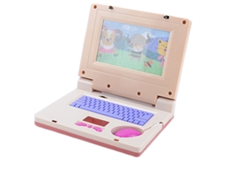 Primerox brinquedo Laptop Infantil Educativo com Música e Aprendizado de Inglês Roxo