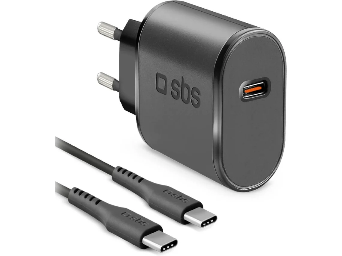 Kit Carregador Viagem SBS Type-C 10W Preto