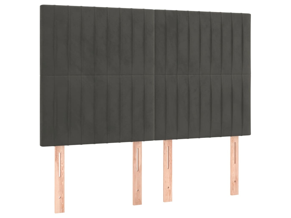 Headboard, Headboards Vidaxl Cinzeto Veludo (144 Cm)