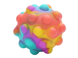 Mali bola de Bolhas Push 3d Arco íris Brinquedo Sensorial Silicone Alivio de Estresse para Crianças e Adultos