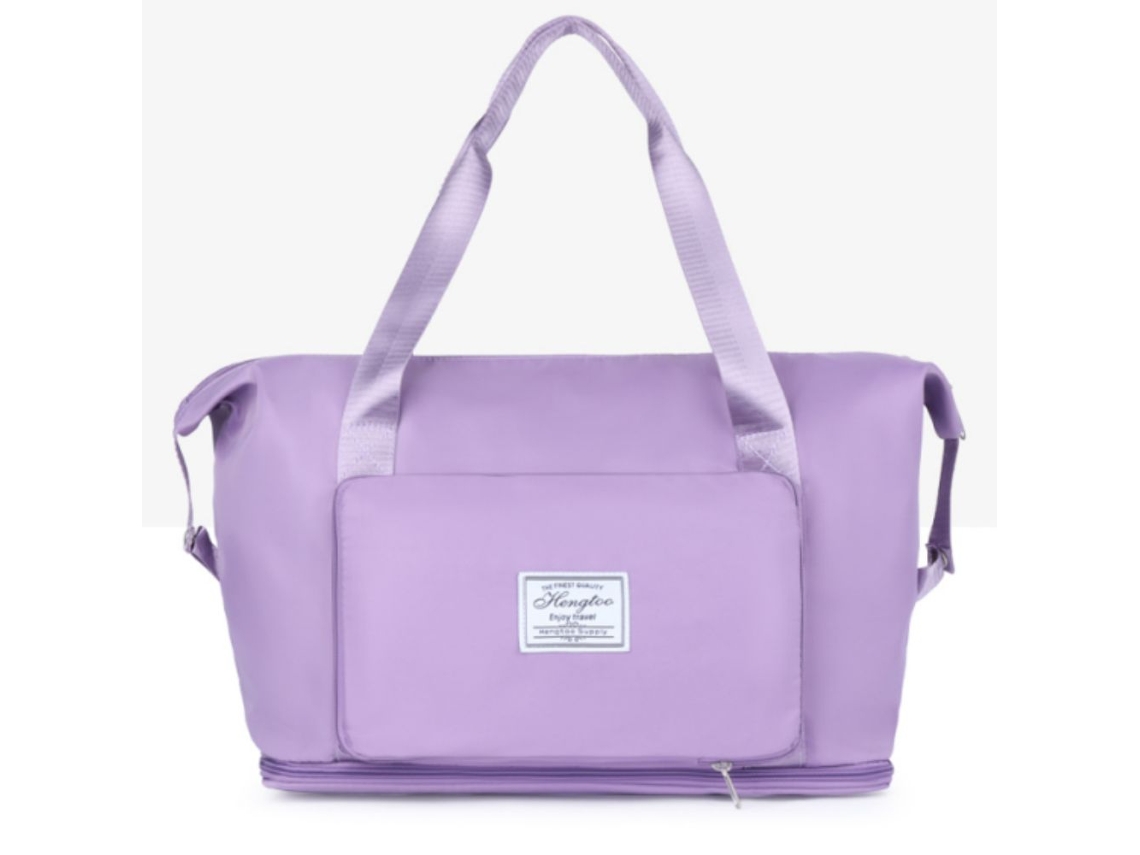 Bolsa Oxford AQUAFORGE impermeável com divisórias para itens secos e molhados, com suporte para vara de pescar