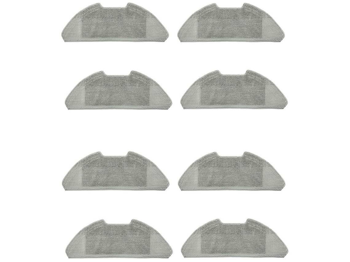 Conjunto de 8 Panos Limpeza para Aspirador Robô Mi, Mop 2 Lite/pro/mjstl/mjst1shw BRILVIBERA