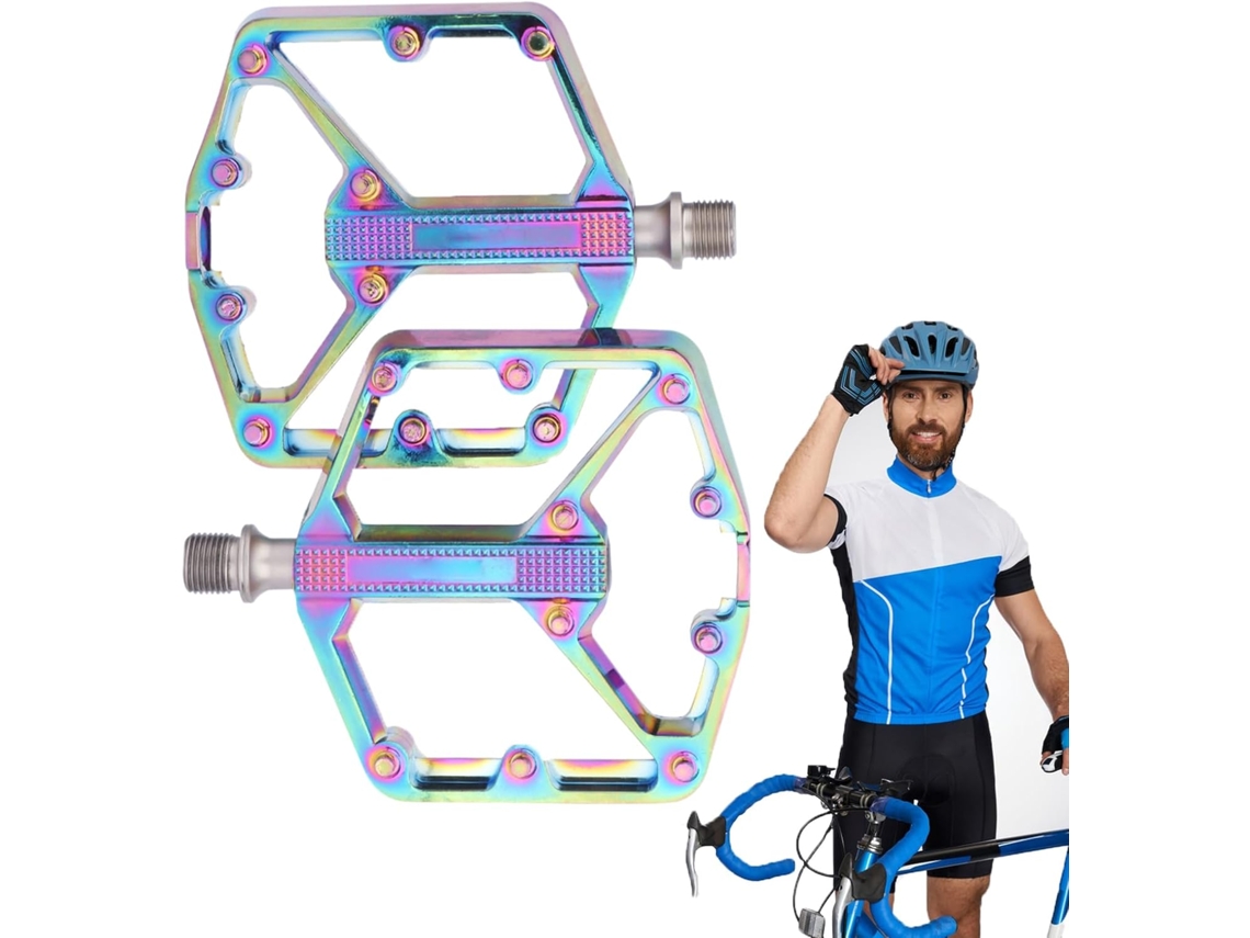Pedais De Bicicleta Estrada, Peças Reposição Planas Antiderrapantes,