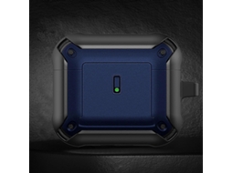 Capa protetora para fones de ouvido sem fio AirPods 3 com tampa deslizante e gancho. GIECY