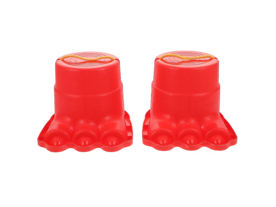 2pcs Brinquedo De Palafitas De Pé Grande Allinless