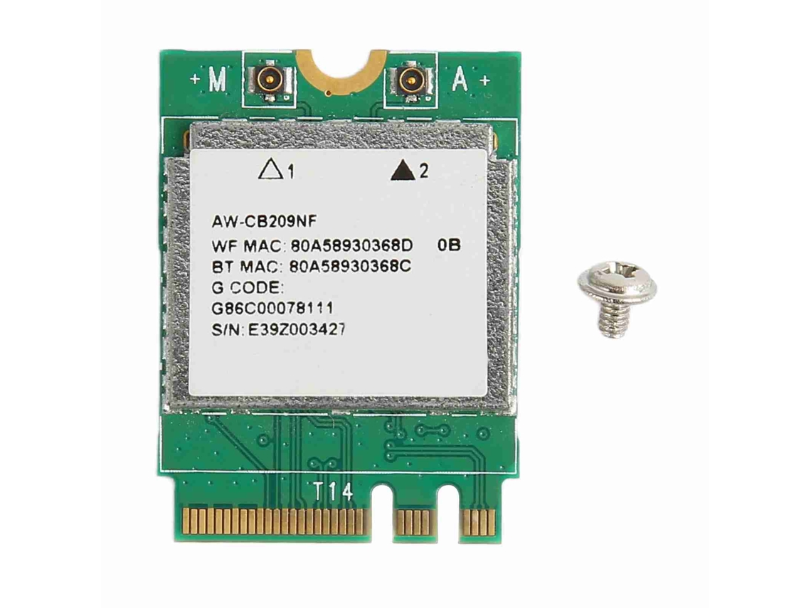 2026zentro-placa De Rede Wi-fi Dual Band 2.4ghz 5ghz 433mbps M.2 Ngff Para Notebooks De Escritório E Casa