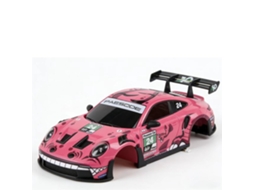 Carroceria Preta Hstar D24 1/24 para Drift Rc com Luzes Led, Peças de Reposição para Veículos de Corrida em Pista. MDUG