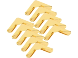 Supvox Protections D'angle Em Metal Doré 10 Pcs - Moedas De Livres Anciens Para Álbuns E Dossiers - Protège