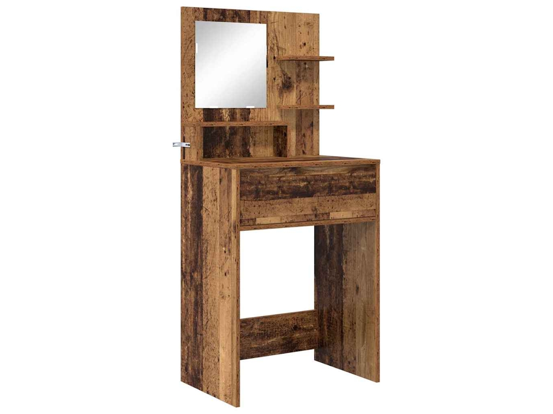 Conjunto de Mesas de Maquiagem para Quarto com Gaveta Madeira Antiga MAISON EXCLUSIVE
