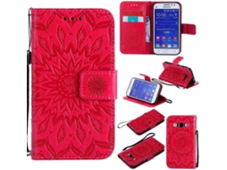 Capa Samsung Galaxy Core Prime GSmartphone HONGWE. Vermelho