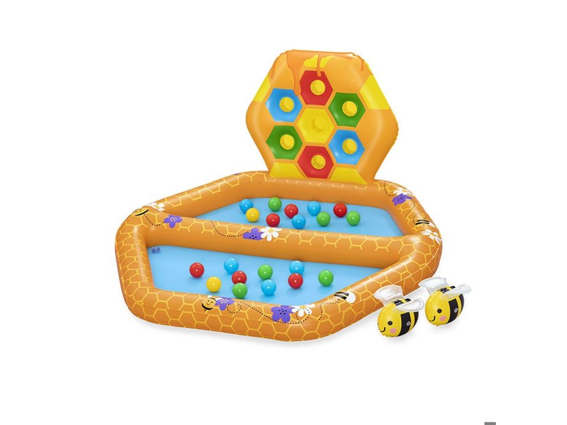 Piscina De Bolinhas Bestway Abeille 127 X 119 X 61 Cm