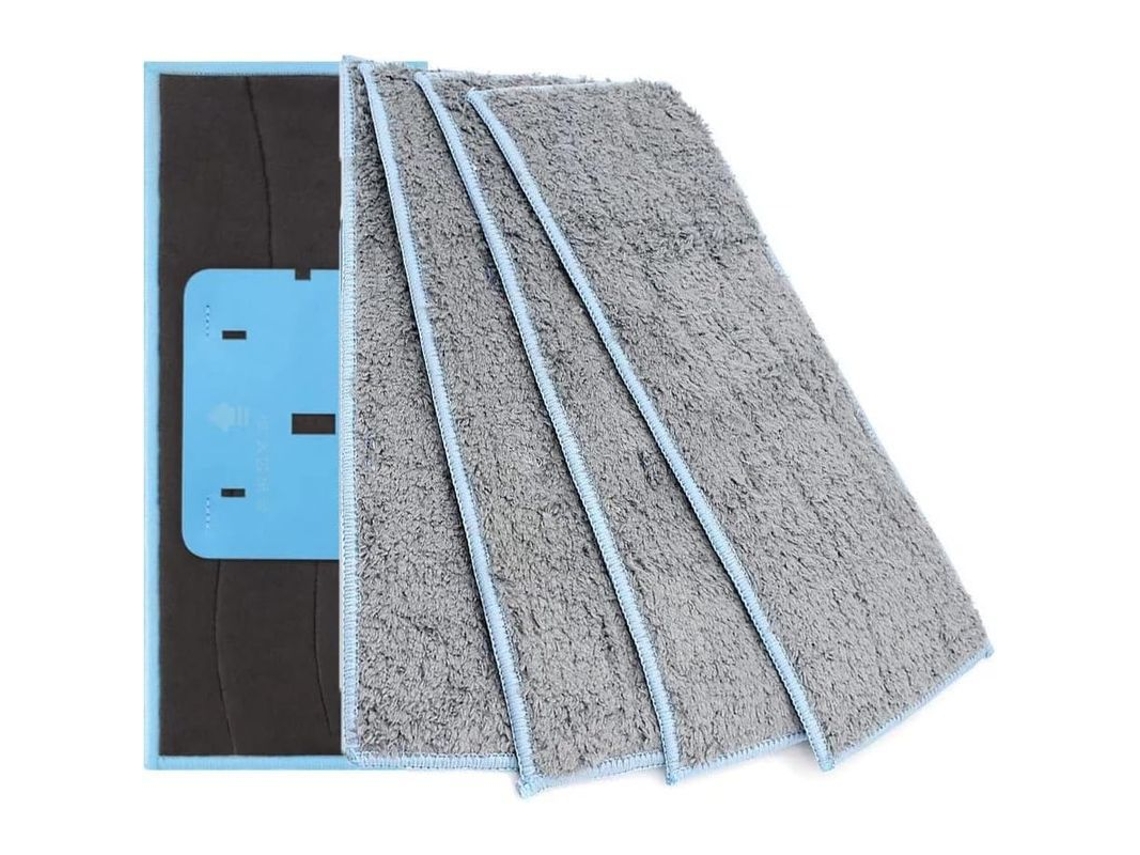 Pacote de 4 panos de limpeza laváveis, compatíveis com Braava M6, com S/MARCA