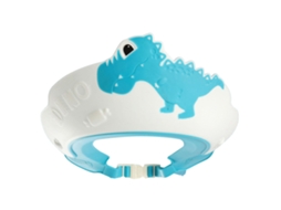 Boné de Banho Bebê Dinossauro LAXISCREED Azul Macio