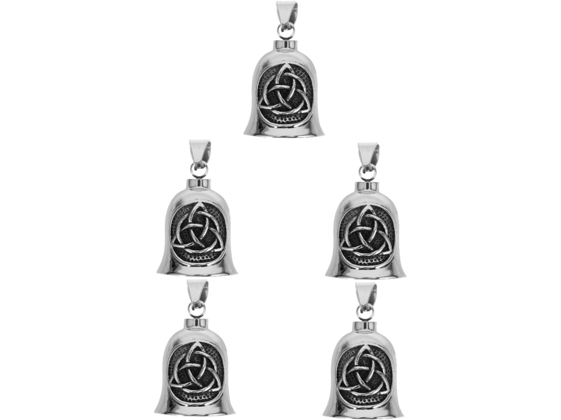Chaveiro Decorativo Em Forma De Sino, Feito De Metal, Para Usar Como Pingente De Bicicleta Ou Chaveiro Em Aço Inoxidável.