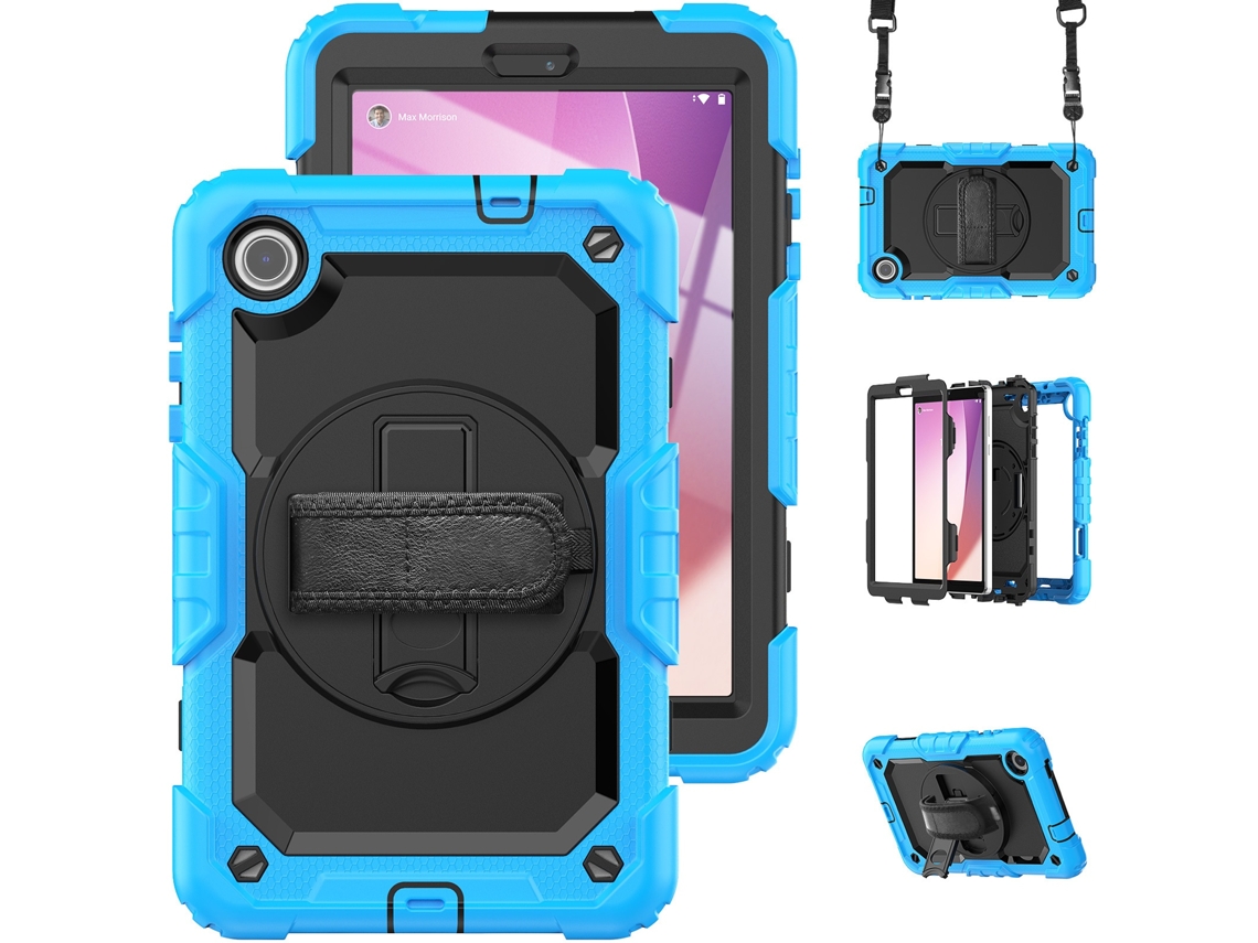 Elysve Suporte 8 Polegadas, Com Suporte E Alça Azul (tb301fu/300xu/fu)