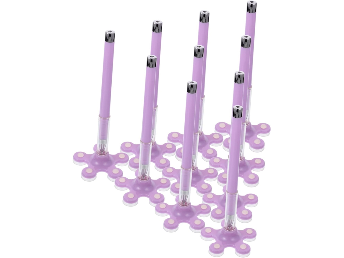 Conjunto De 10 Canetas Multifuncionais Com Função Suporte Para